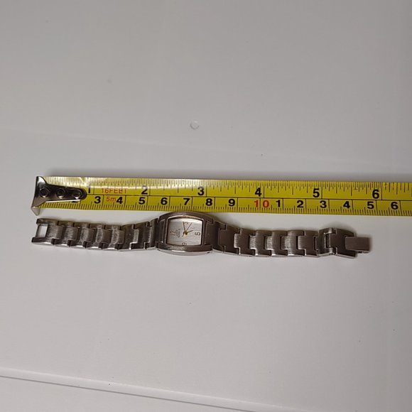 6 Inch Silver Tone Anne Klein II Watch - Picture 8 of 11